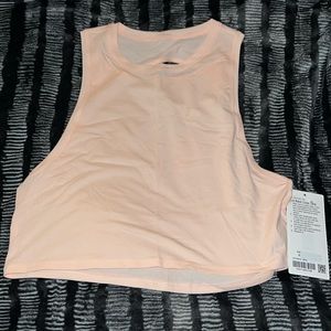 Lululemon Cut Back Crop Tank sz 4